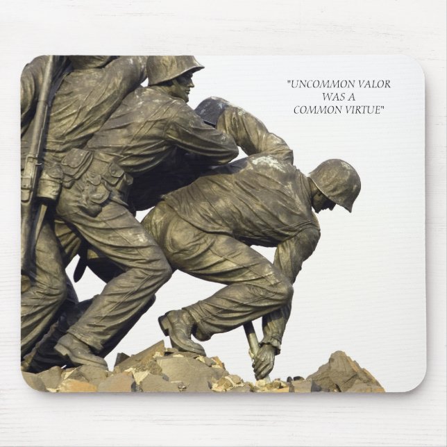 USMC Iwo Jima Memorial Mouse Pad (Front)
