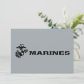 USMC Logo Stacked Black Logo (Standing Front)