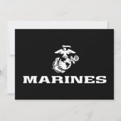 USMC Logo Stacked - White (Front)