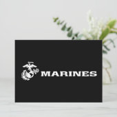 USMC Logo - White (Standing Front)