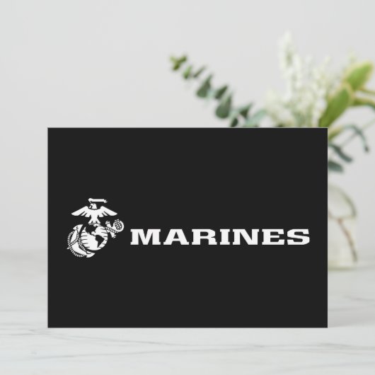 USMC Logo - White (Standing Front)
