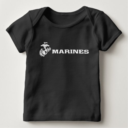 USMC Logo _ White Baby T_Shirt