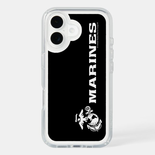 USMC Logo - White Speck iPhone Case (Front)