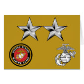 USMC MajGen Major General 0-8 (Front Horizontal)