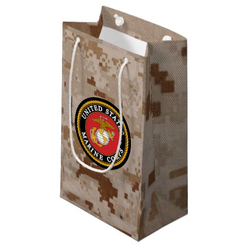 USMC Marine Corps Gift Bags _ Desert Digital Camo