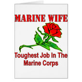 USMC Marine Wife Toughest Job In The Marine Corps (Front)