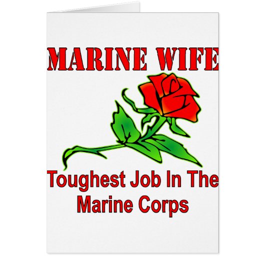 USMC Marine Wife Toughest Job In The Marine Corps (Front)