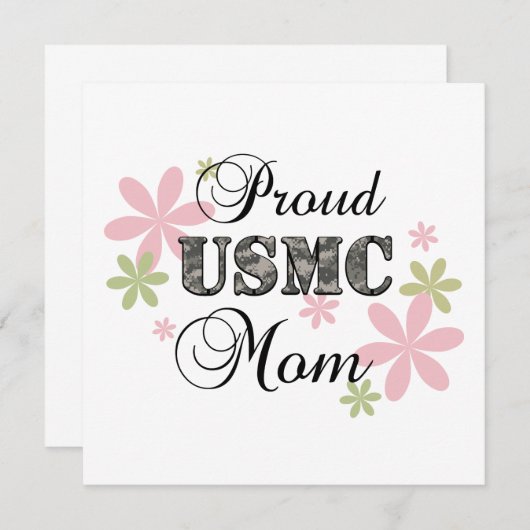 USMC Mom [fl camo] (Front/Back)