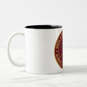USMC Once a Drill Instructor Matte Black Ceramic C Two-Tone Coffee Mug