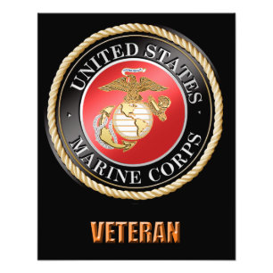 USMC Photo Enlargement Print