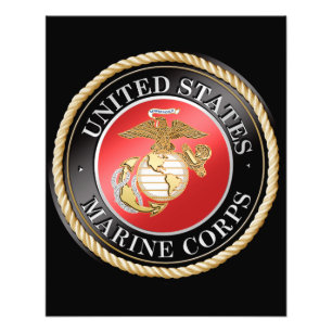 USMC Photo Enlargement Print