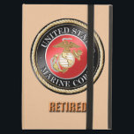 USMC Retired iPad Case<br><div class="desc">Once a Marine always a Marine. Designed by a veteran.</div>