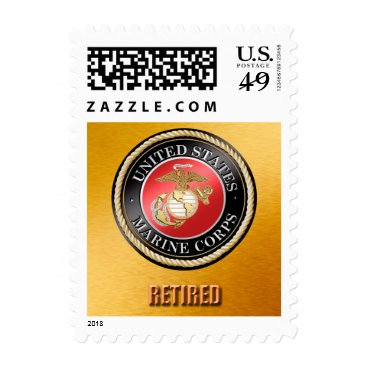USMC Retired Postage Sheet USMC Retired Postage Sheet