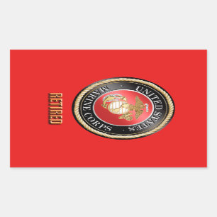 USMC Retired Sticker