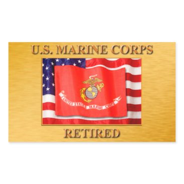 USMC Retired Sticker USMC Retired Sticker