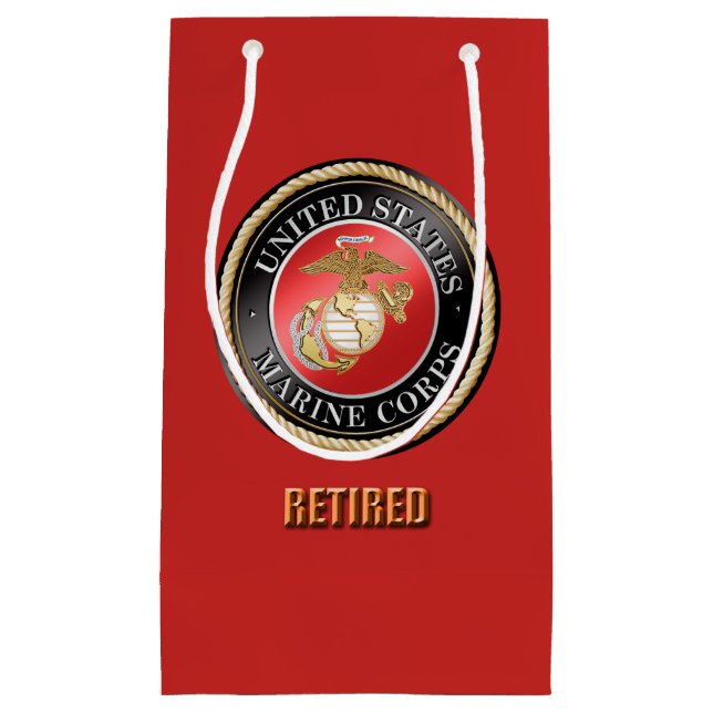 USMC Retireed Gift Bag (Front)