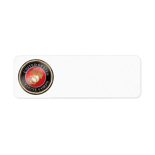 USMC Return Address Label