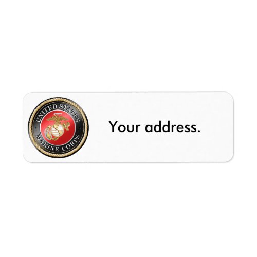 USMC Return Address Labels