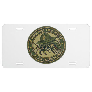 USMC Sand Flea Drill Instructor License Plate