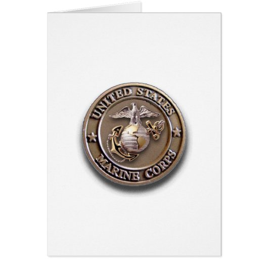 USMC Seal Customizable Card for Any Occassion! (Front)
