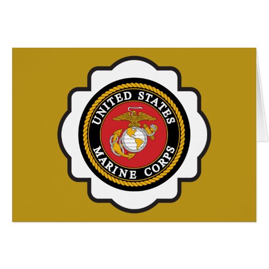 USMC Seal Emblem Cards (Front Horizontal)