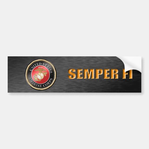 USMC Semper Fi Bumper Sticker