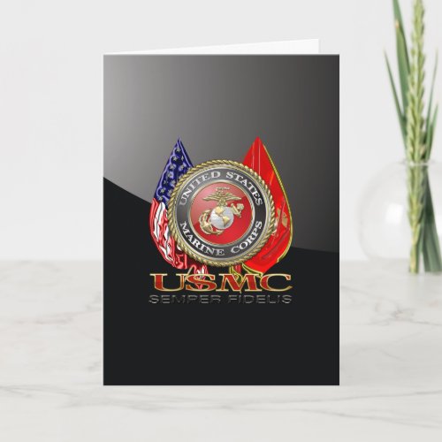 USMC Semper Fi Special Edition 3D Card