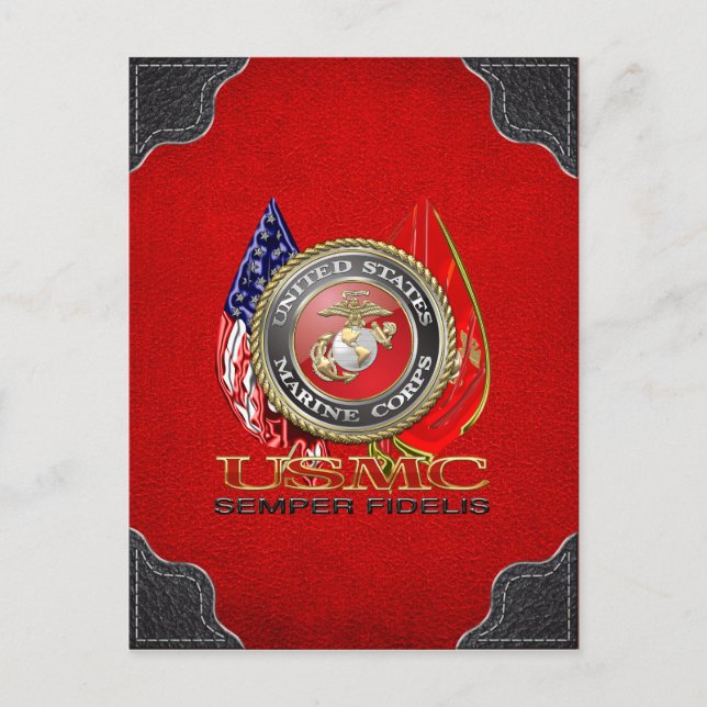 USMC Semper Fi [Special Edition] [3D] Postcard (Front)