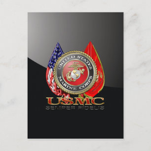USMC Semper Fi [Special Edition] [3D] Postcard