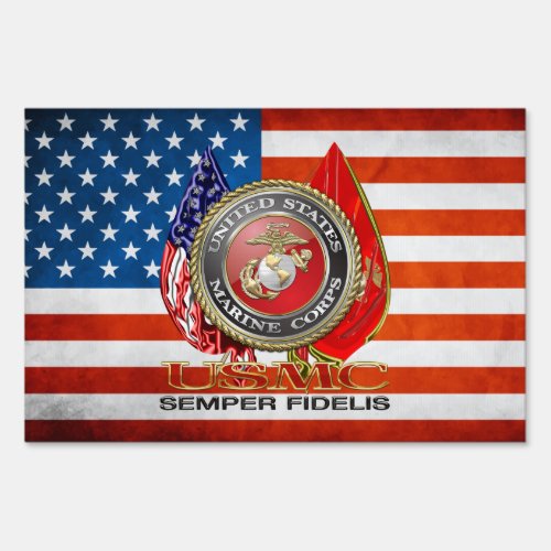 USMC Semper Fi Special Edition 3D Sign