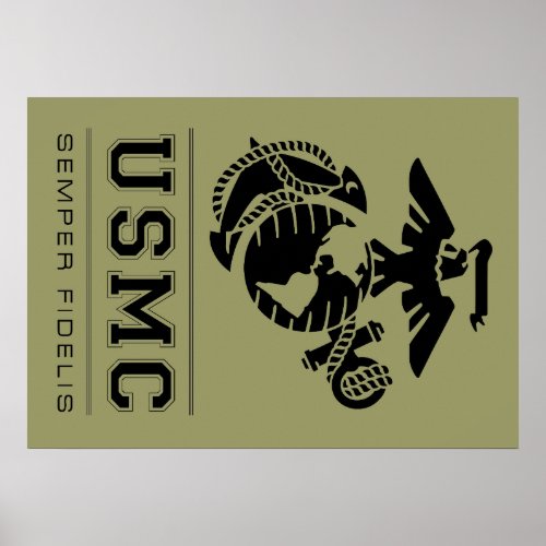 USMC Semper Fidelis Semper Fi Poster