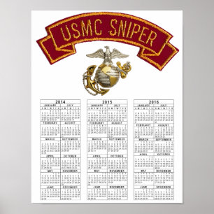 USMC SNIPER POSTER