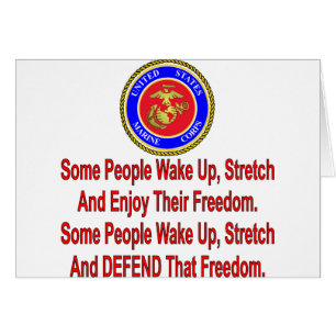USMC Some People Defend That Freedom