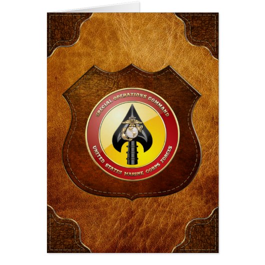 USMC Special Operations Command (MARSOC) [3D] (Front)