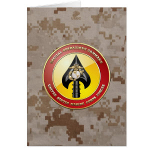 USMC Special Operations Command (MARSOC) [3D] Cards