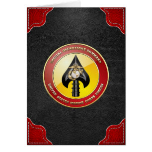 USMC Special Operations Command (MARSOC) [3D] Cards