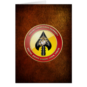 USMC Special Operations Command (MARSOC) [3D] Cards