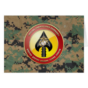 USMC Special Operations Command (MARSOC) [3D] Cards
