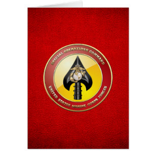 USMC Special Operations Command (MARSOC) [3D] Cards