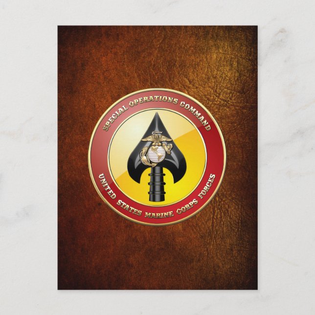 USMC Special Operations Command (MARSOC) [3D] Postcard (Front)