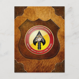 USMC Special Operations Command (MARSOC) [3D] Postcard