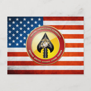 USMC Special Operations Command (MARSOC) [3D] Postcard