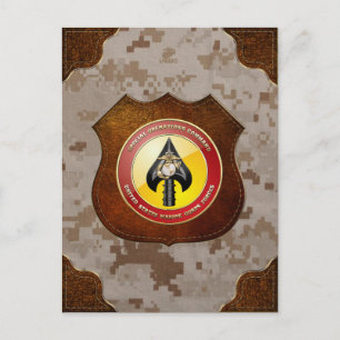 USMC Special Operations Command (MARSOC) [3D] Postcard
