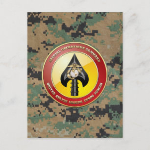 USMC Special Operations Command (MARSOC) [3D] Postcard