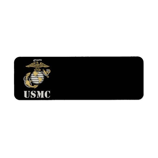 USMC [stencil] Label | Zazzle.com
