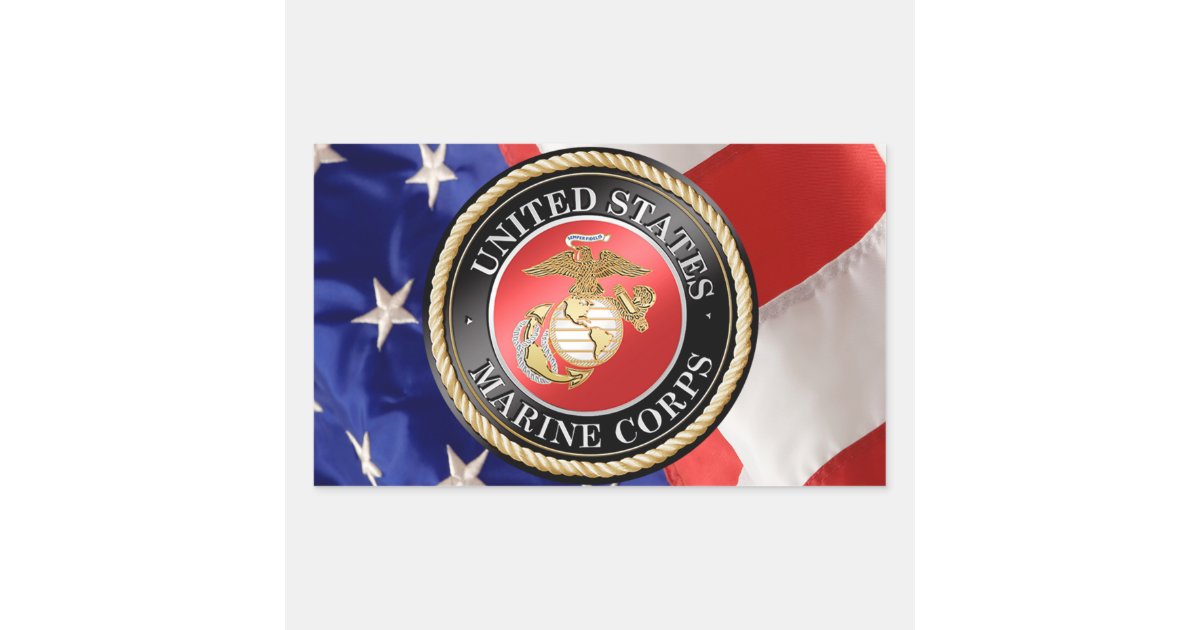 USMC Stickers | Zazzle