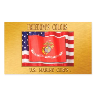 USMC StickerUSMC, U.S. Marine Corps, wooshy, Sempe Rectangular Sticker USMC StickerUSMC, U.S. Marine Corps, wooshy, Sempe Rectangular Sticker