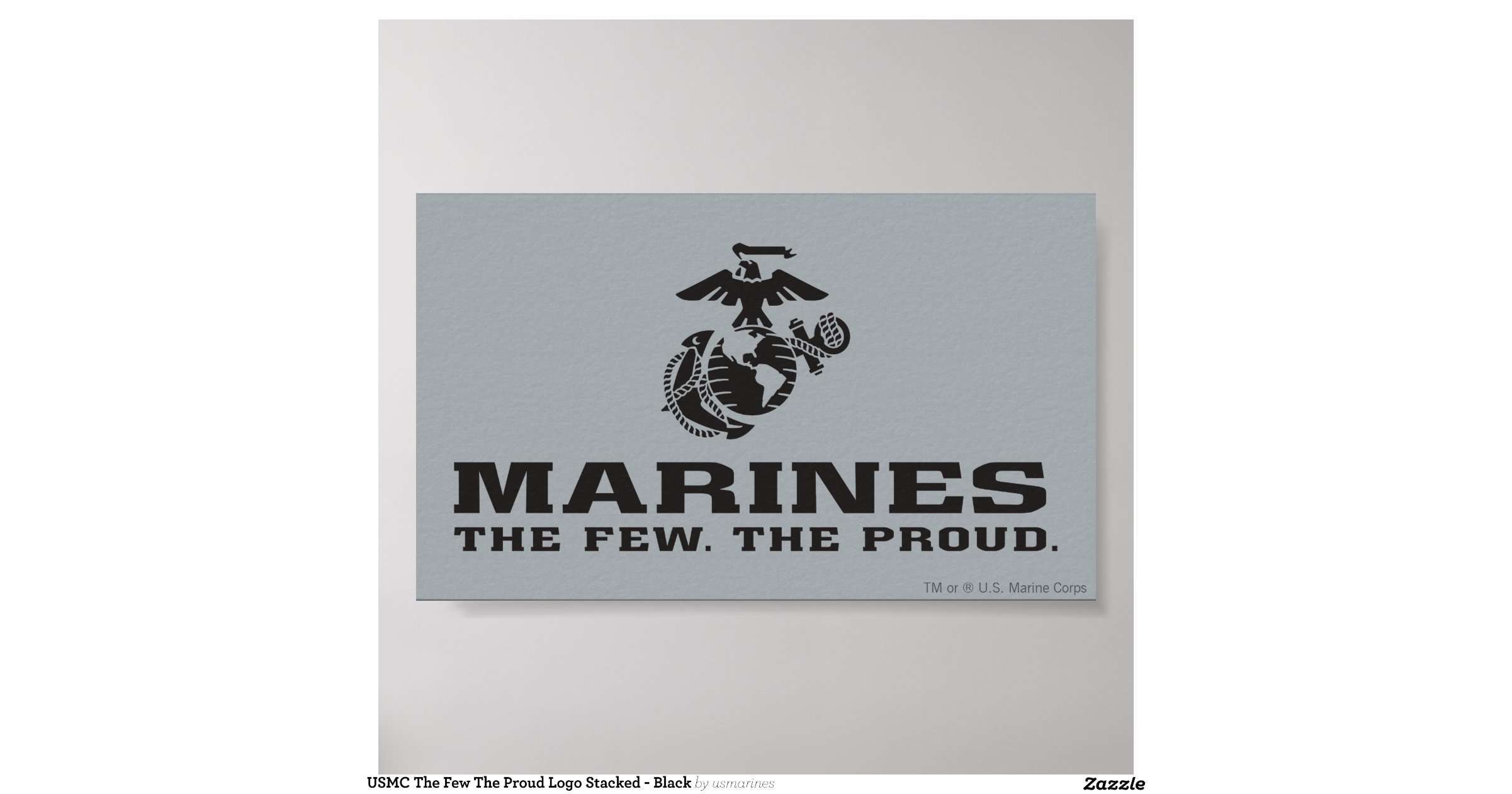 usmc_the_few_the_proud_logo_stacked_black_poster ...
