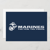 USMC The Few The Proud Logo - White (Front/Back)
