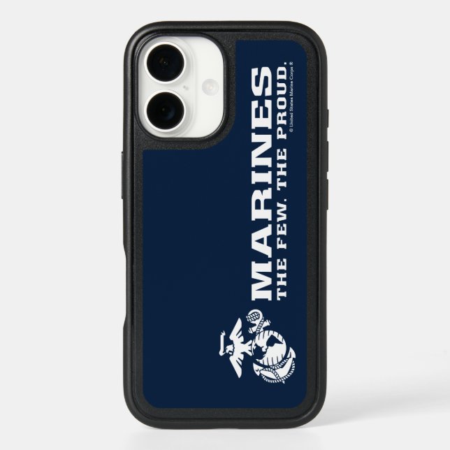 USMC The Few The Proud Logo - White Otterbox iPhone Case (Back)